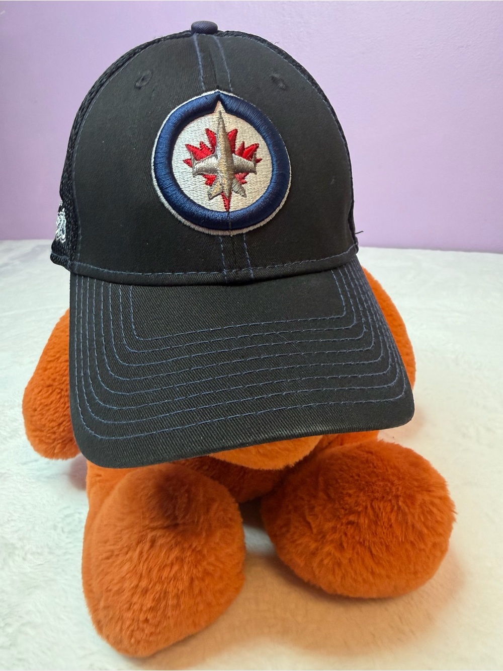 New‎ Era Winnipeg Jets 39THIRTY Mesh Flex Fit Hat L/XL NHL Cap